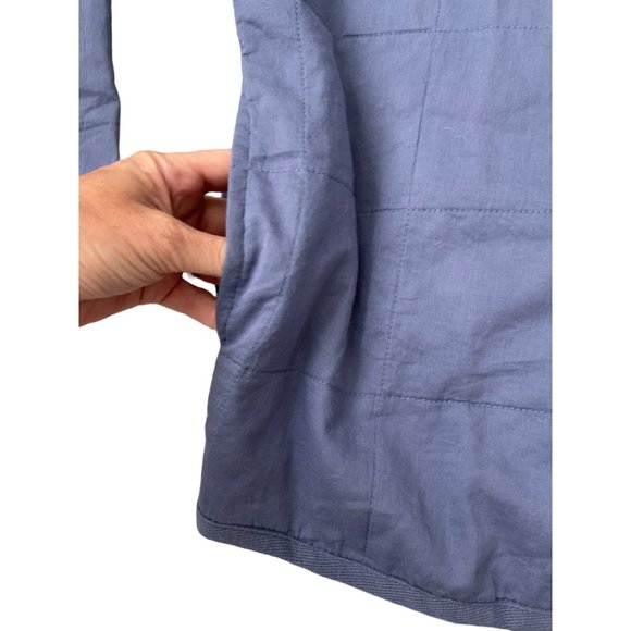 Amuse Society Women’s Seabreeze Quilted Jacket Blue Palm‎ Tree Size L/XL $129 - Picture 8 of 12